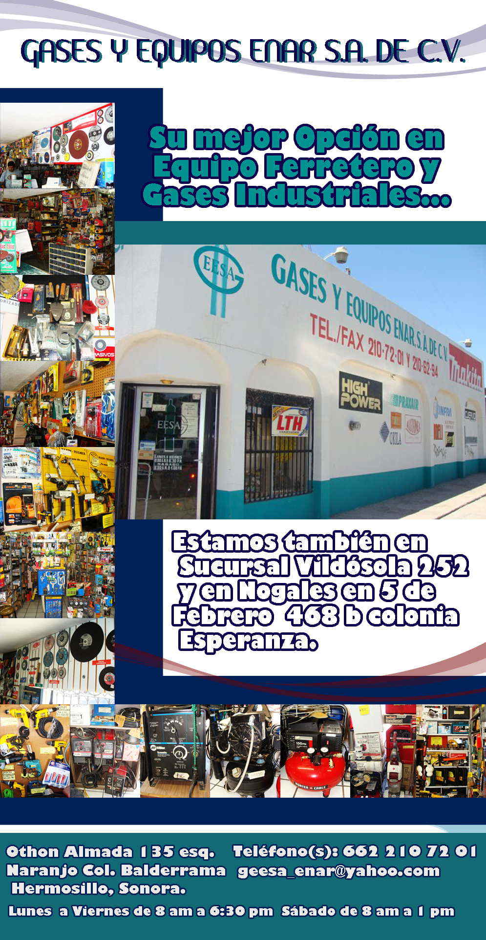 GASES Y EQUIPOS ENAR S.A. DE C.V.