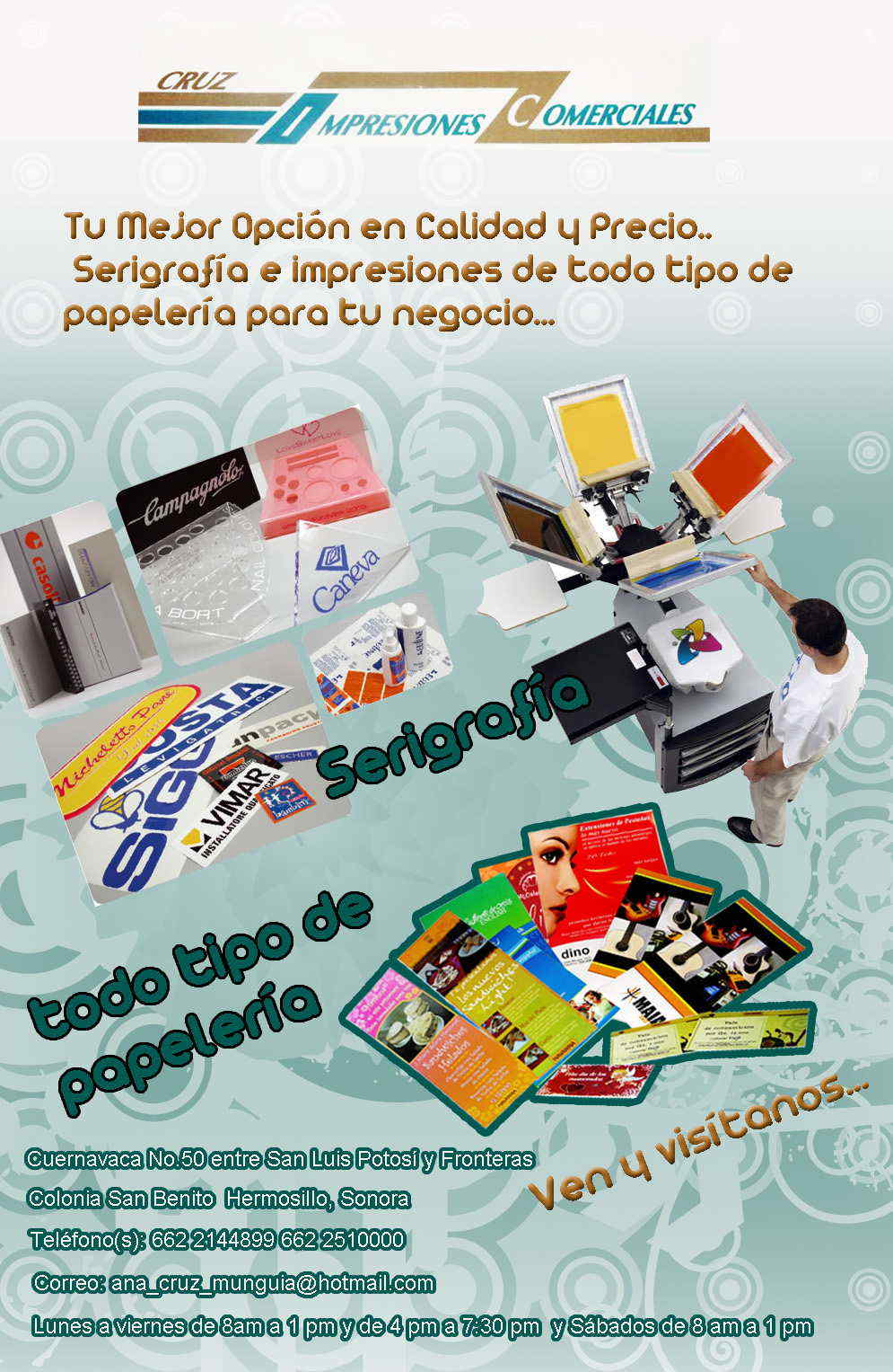 Cruz e Impresiones Comerciales