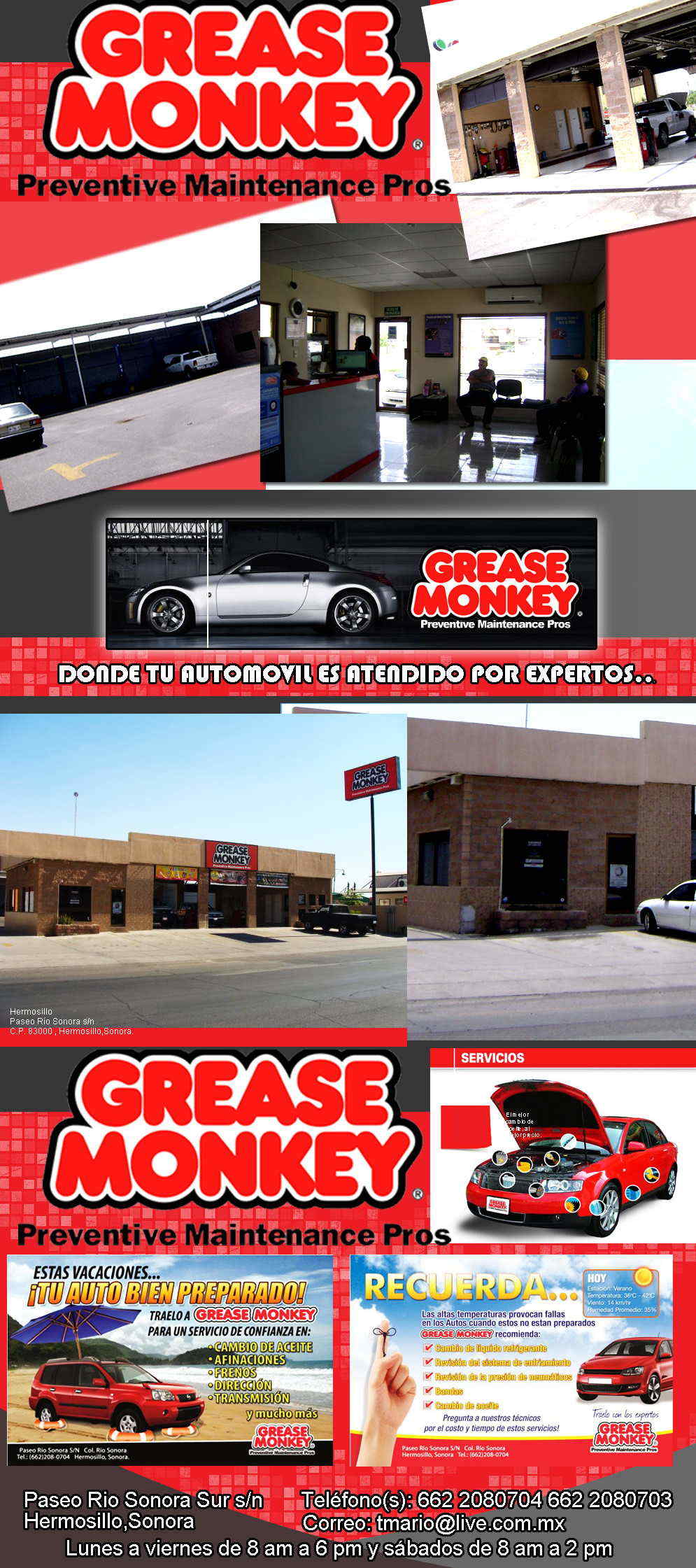TALLER DE AFINACION GREASE MONKEY