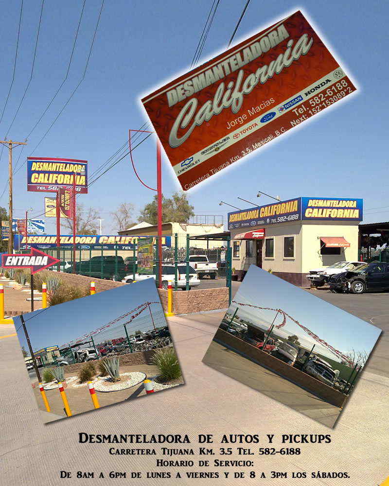 Desmanteladora CALIFORNIA