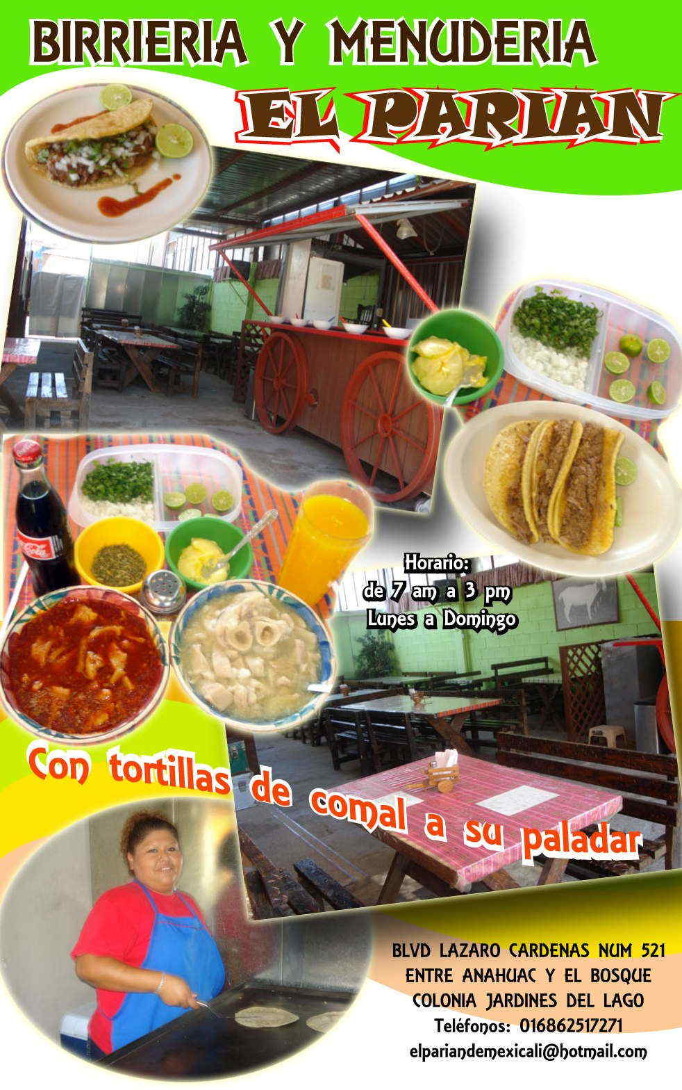 BIRRIERIA Y MENUDERIA EL PARIAN