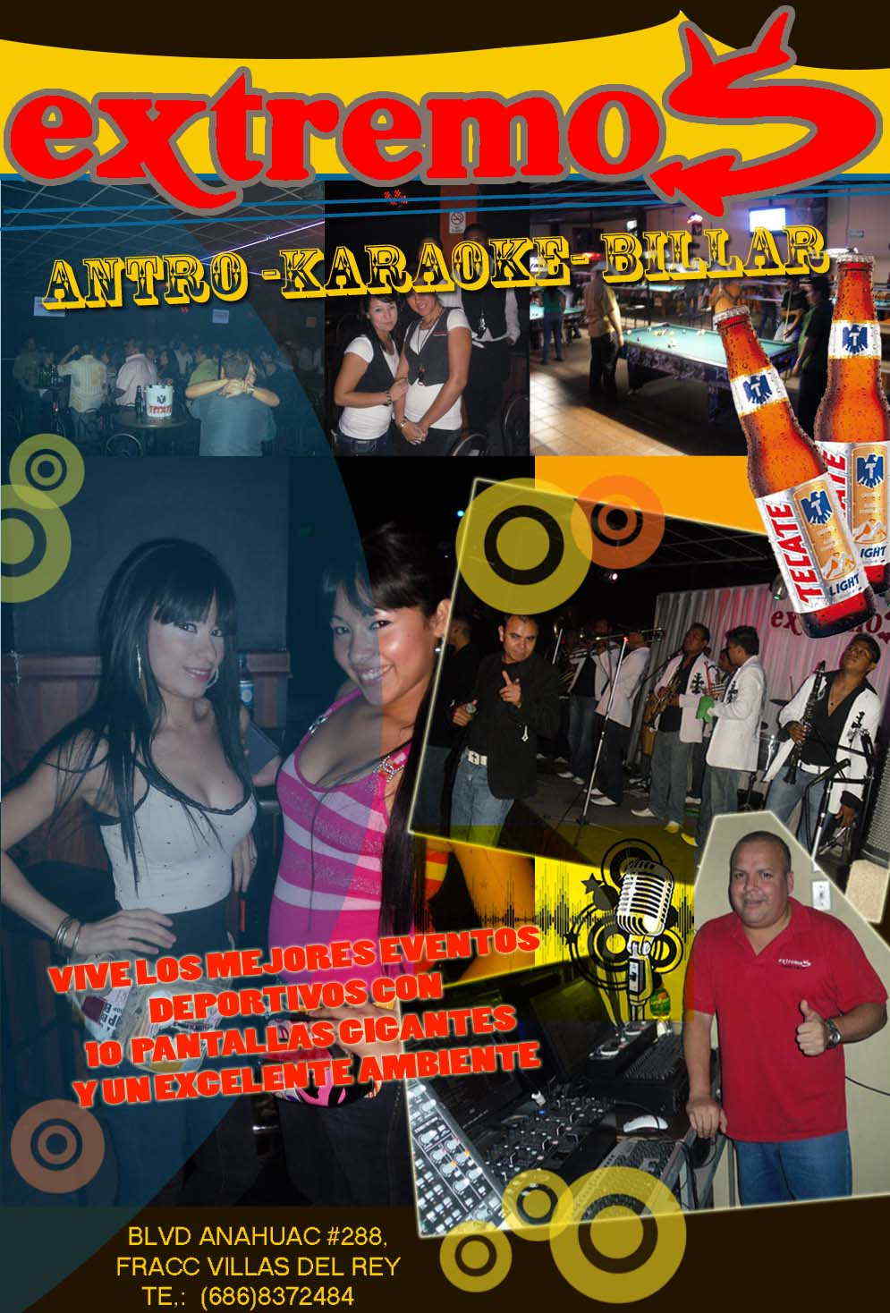 EXTREMOS antro karaoke billar