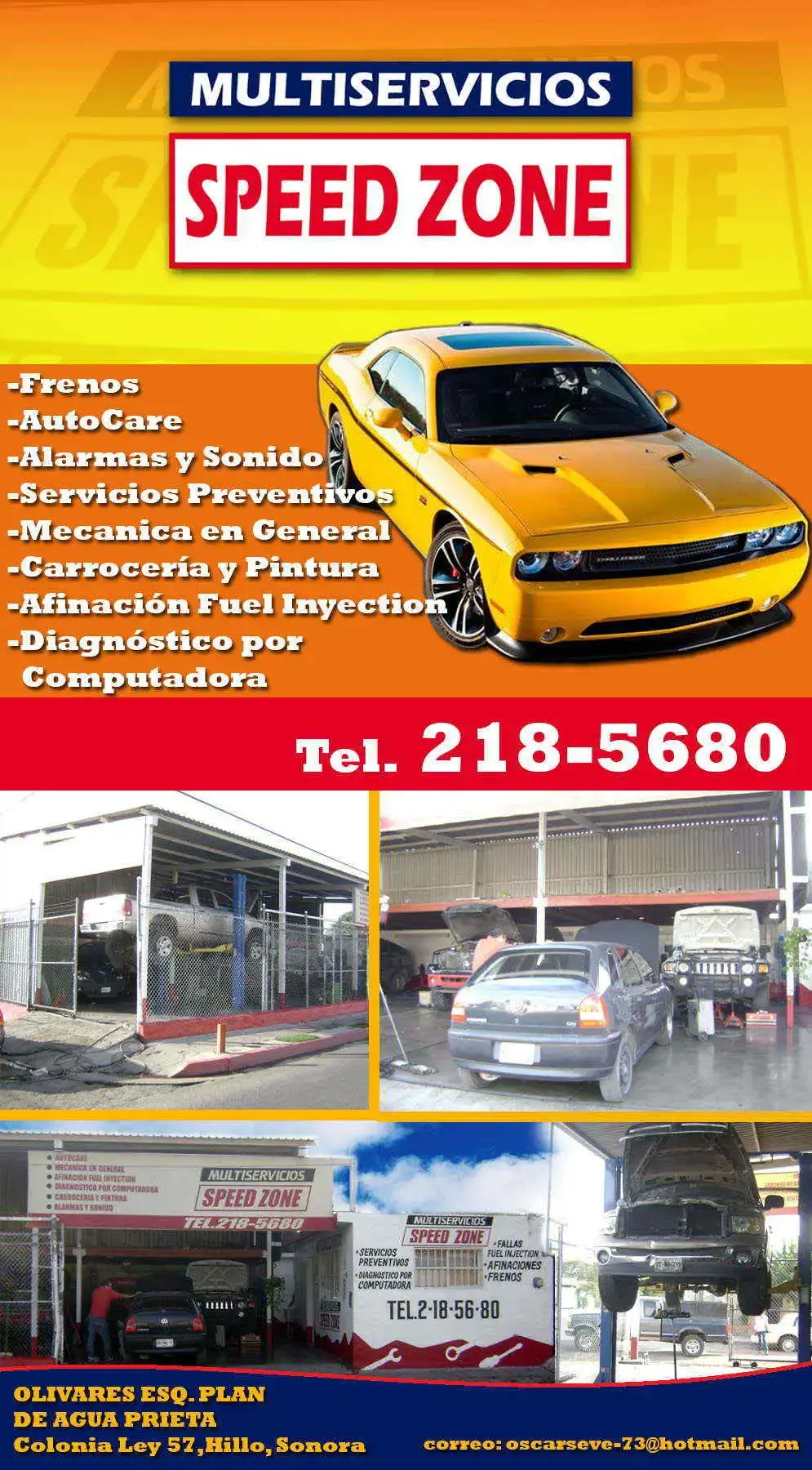 MULTISERVICIOS SPEED ZONE