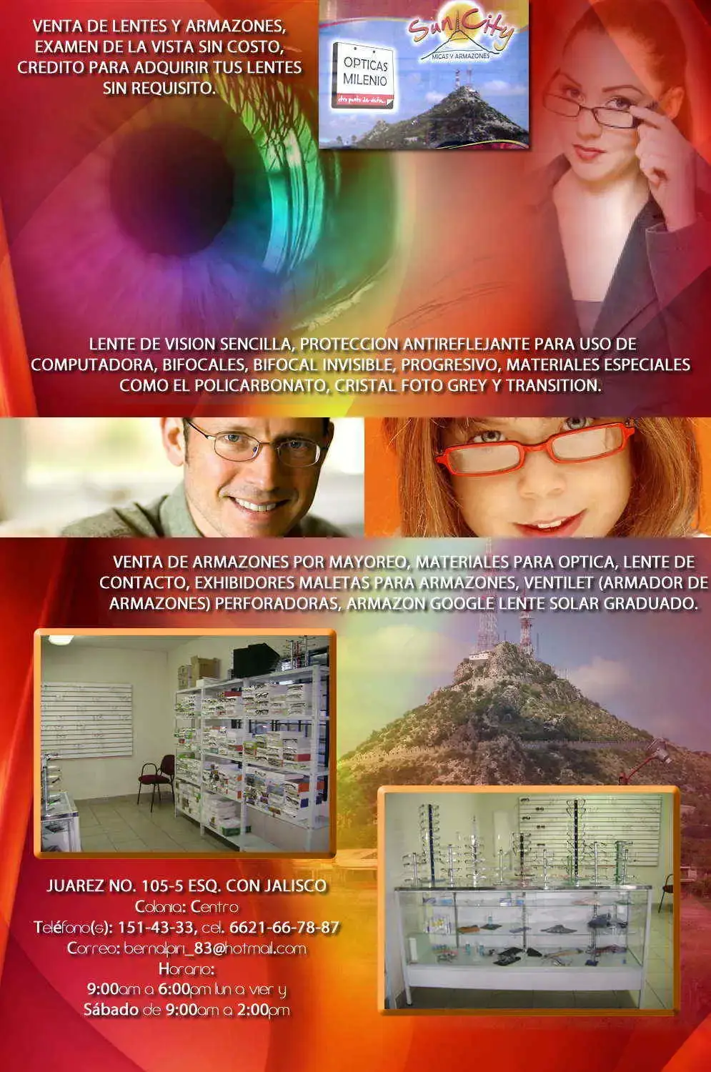 OPTICA MILENIO Y DISTRIBUIDORA SUN CITY