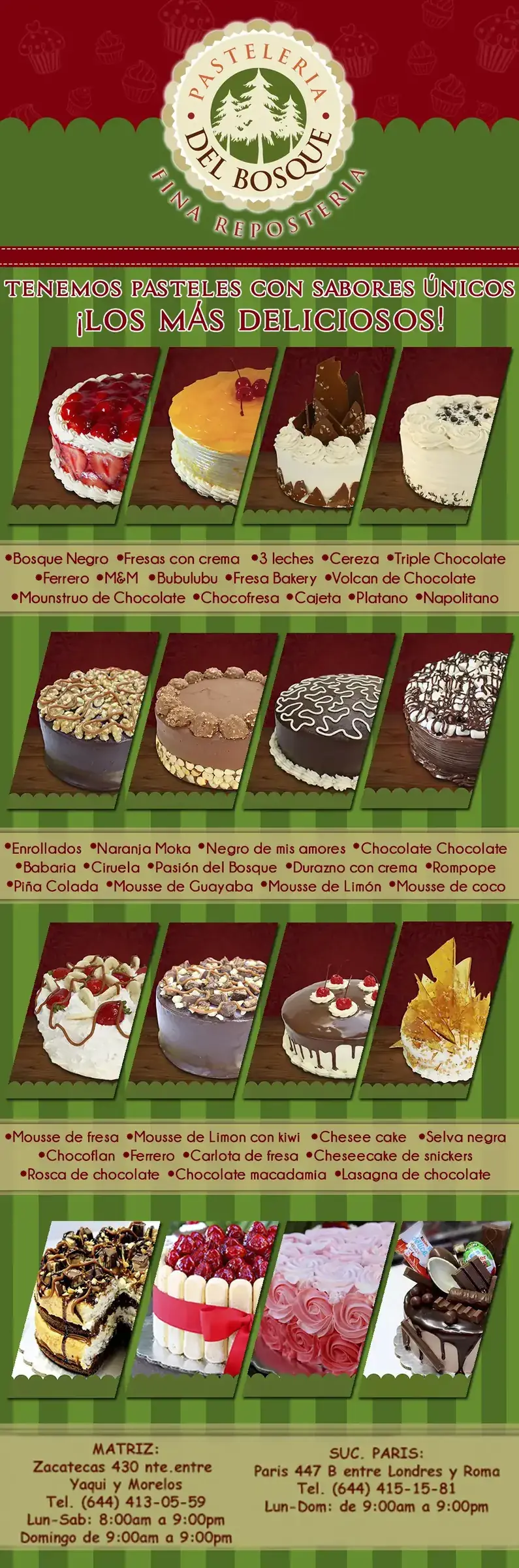 Pasteleria Del Bosque