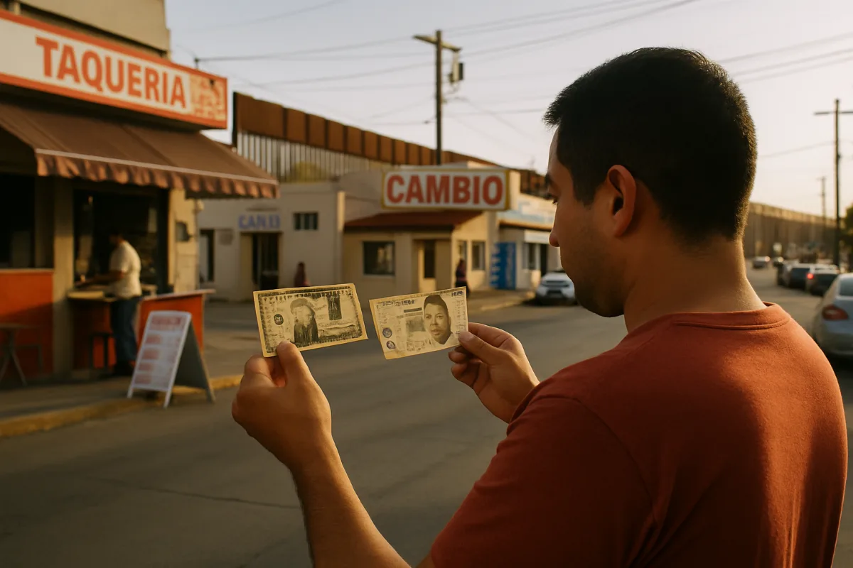 Cómo detectar billetes falsos de dólar y peso: guía práctica para la frontera
