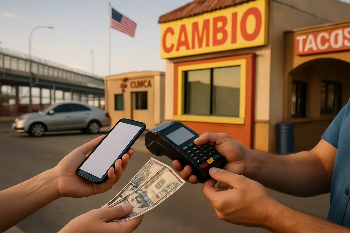 Pagos digitales en la frontera: terminales, transferencias y cobro en dólares